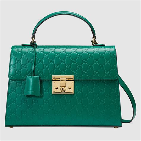 gucci green two way bag|gucci handbags in green leather.